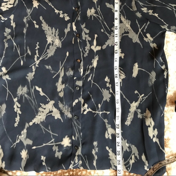 Sheer Button-Up Blouse - Picture 4 of 6